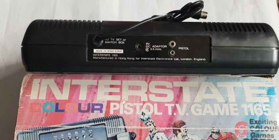 Videogame Vintage Pong Interstate Colour Pistol TV Game