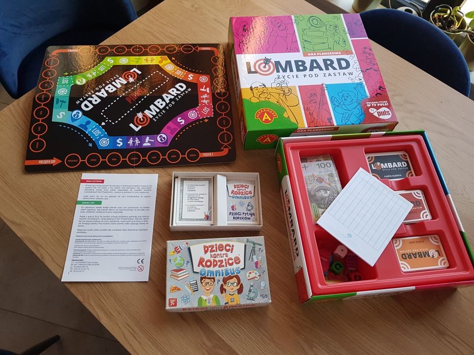 Zestaw gier planszowych Lombard zycie pod zastaw Omnibus