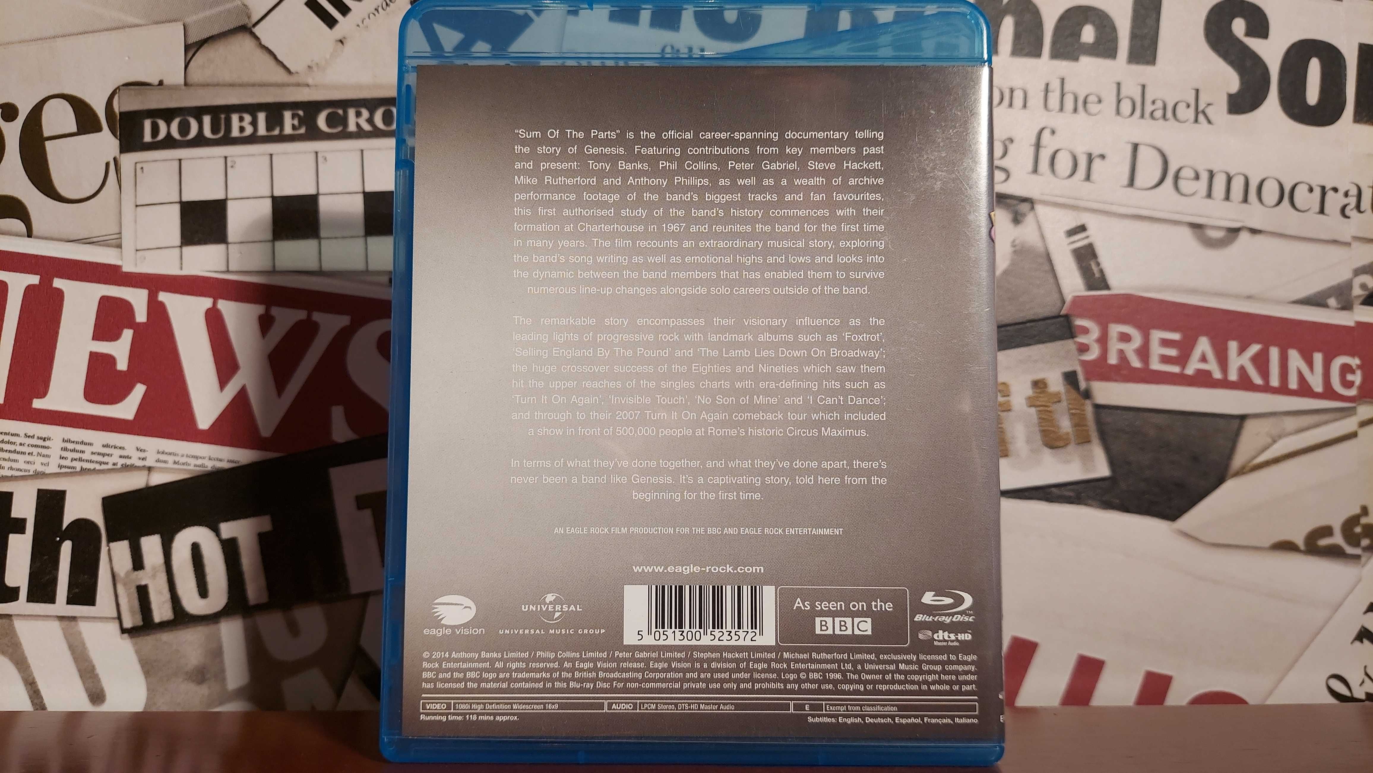 Genesis - Sum Of The Parts na płycie Blu-ray