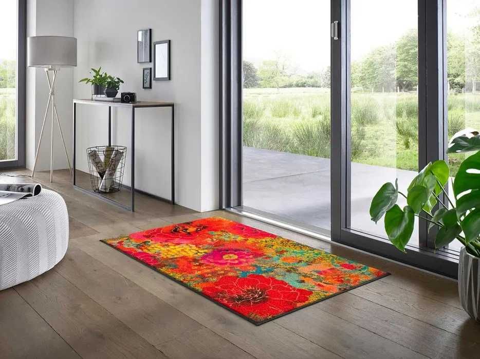 Wash+Dry Wycieraczka 75x120cm: Kwiaty, Antypoślizgowa!