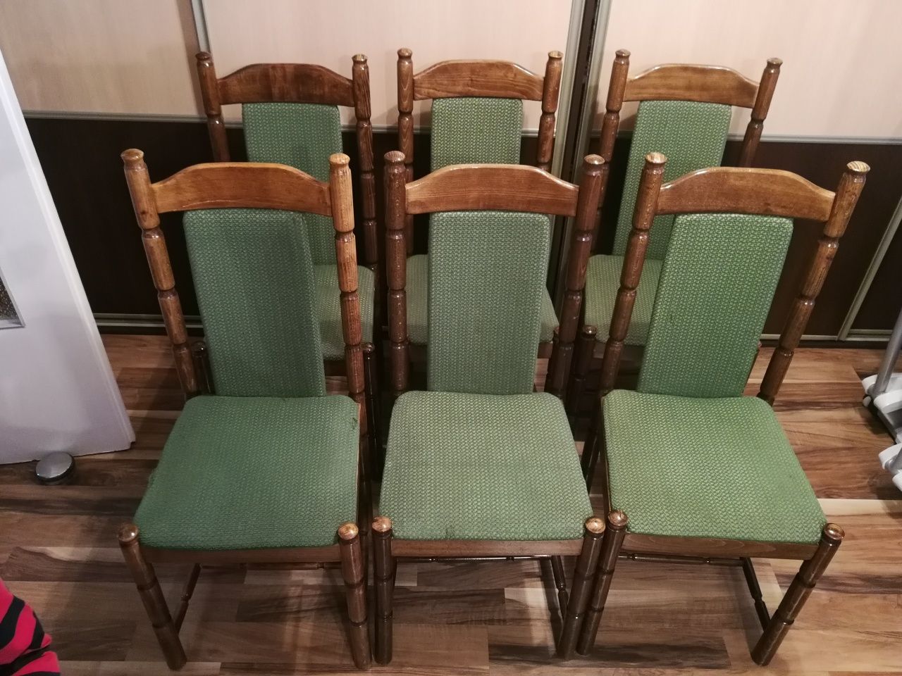 Krzesła PRL używane konferencyjne stołowe