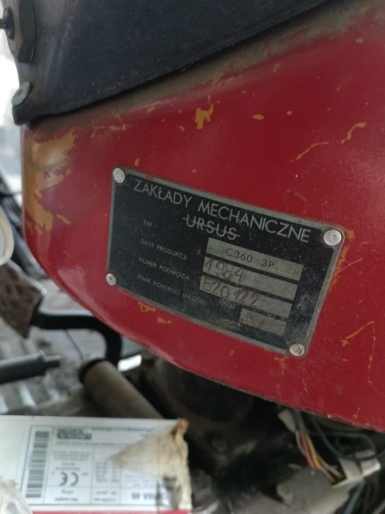 Ursus c-360 3p ciągnik traktor