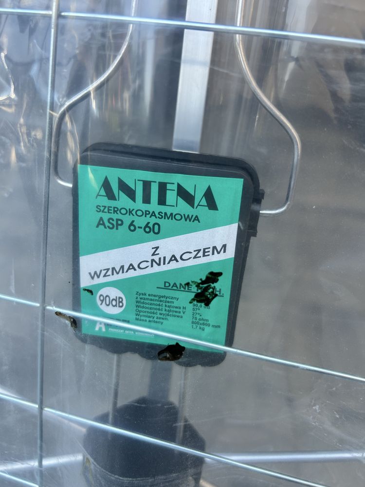 Antena Szerokopasmowa ASP 6-60 z Wzmacniaczem