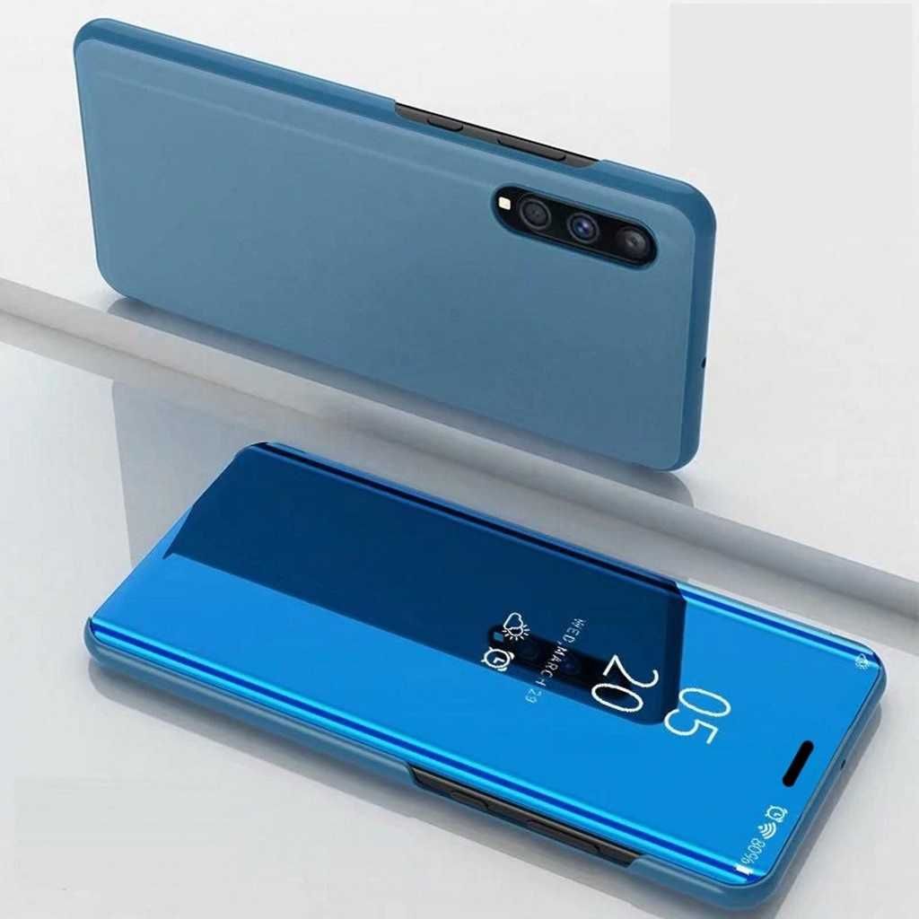 Etui Case Flip Clear View do Samsung Galaxy A50 + Szkło Hartowane