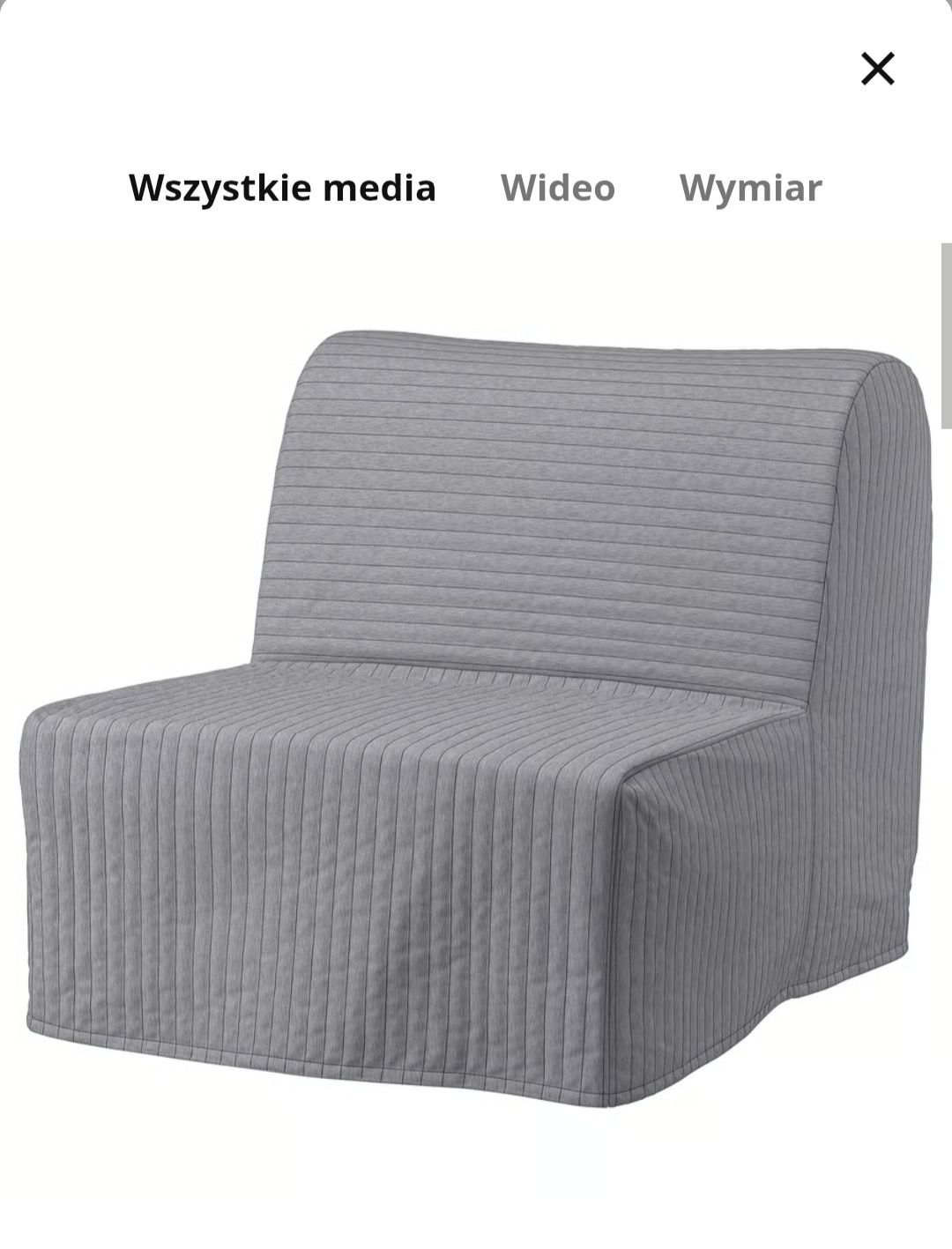 Fotel rozkładany Lycksele