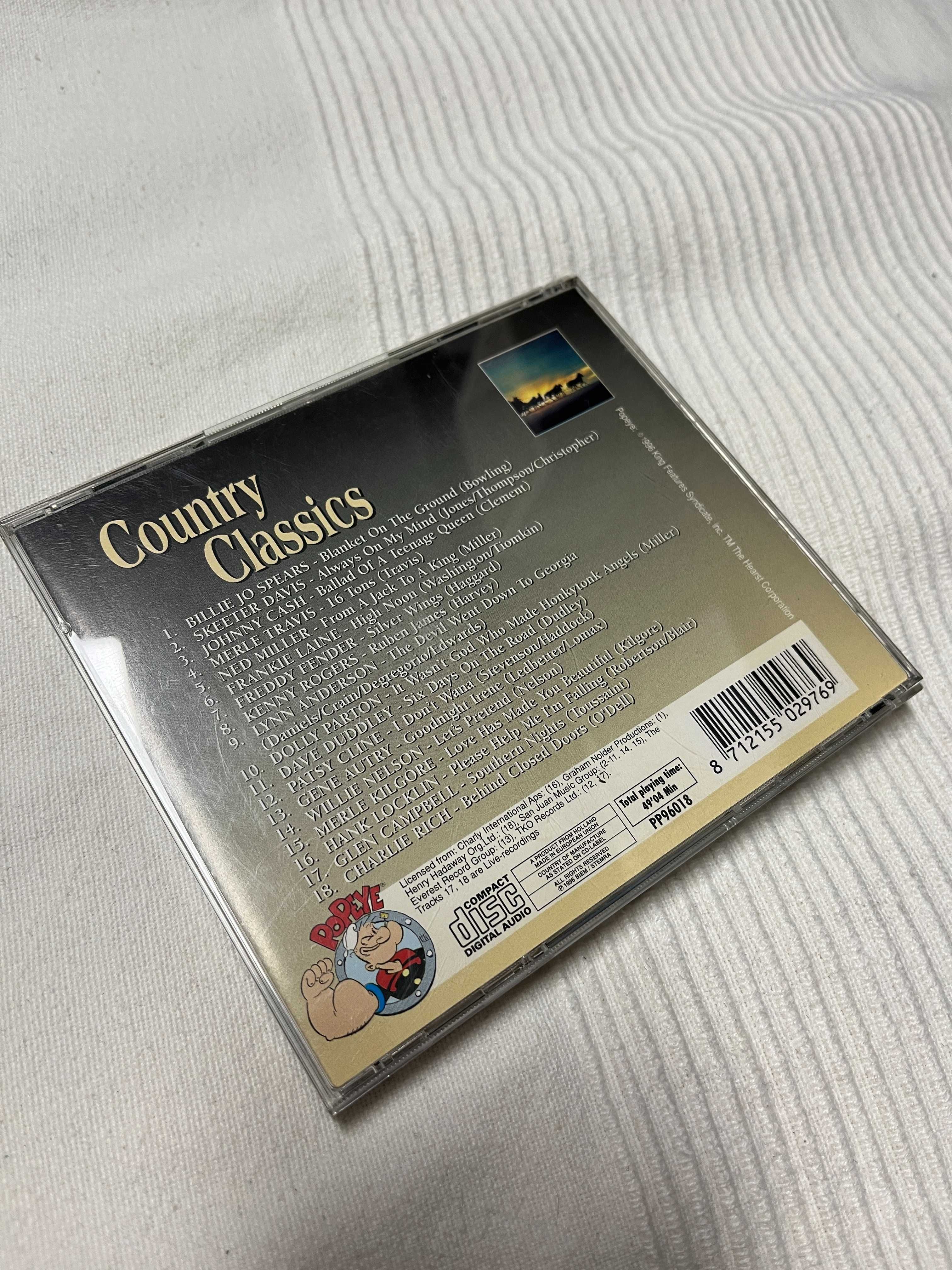 Country Classics 18 utworów muzyka płyta CD audio różni wykonawcy