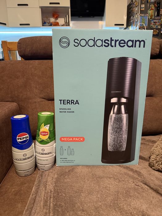 SodaStream nowy zestaw plus 2 syropy