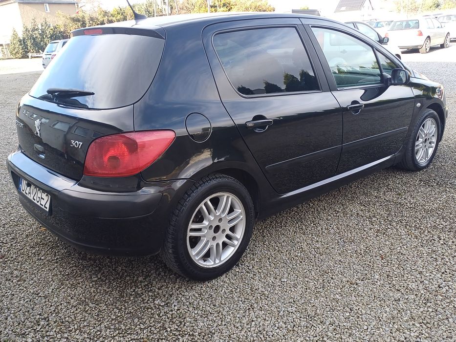 Ładny peugeot 307 hatchback 5drzwi 1.6 benzyna