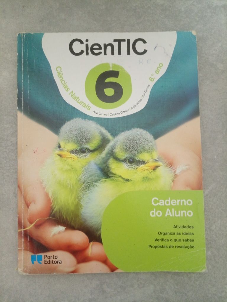 CienTic 6 caderno de atividades ciências naturais