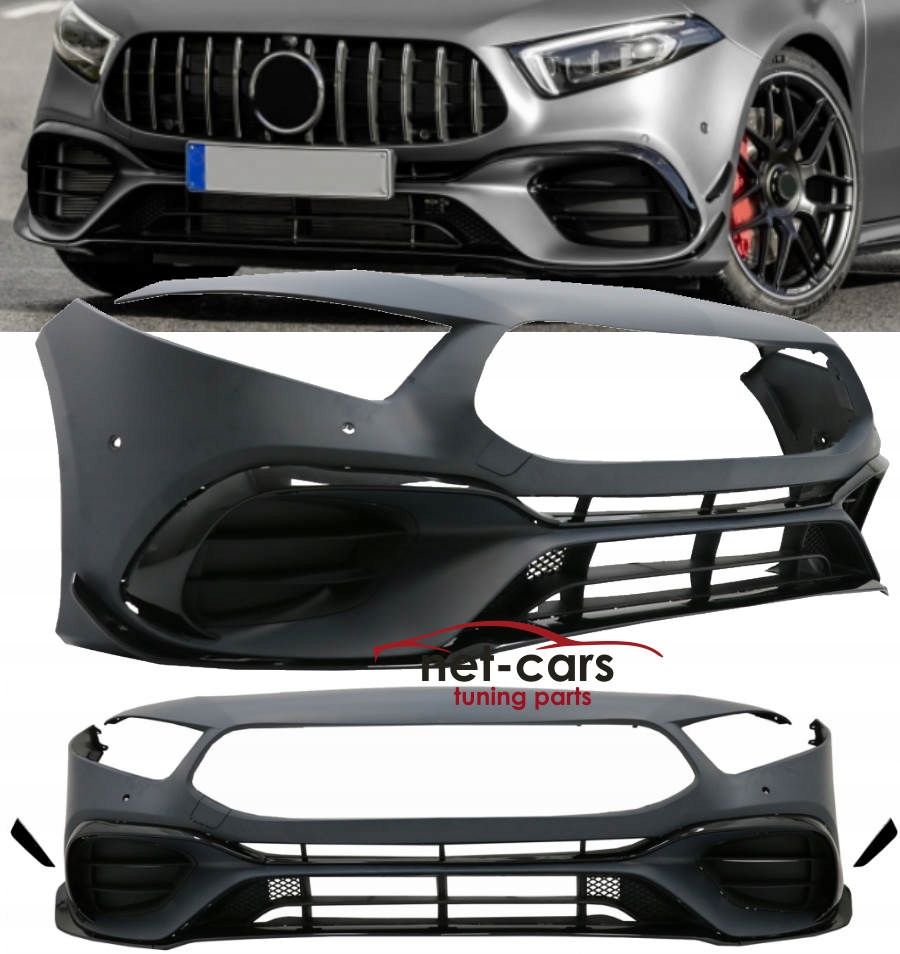 Zderzak przód MERCEDES A W177 V177 A45 AMG PDC