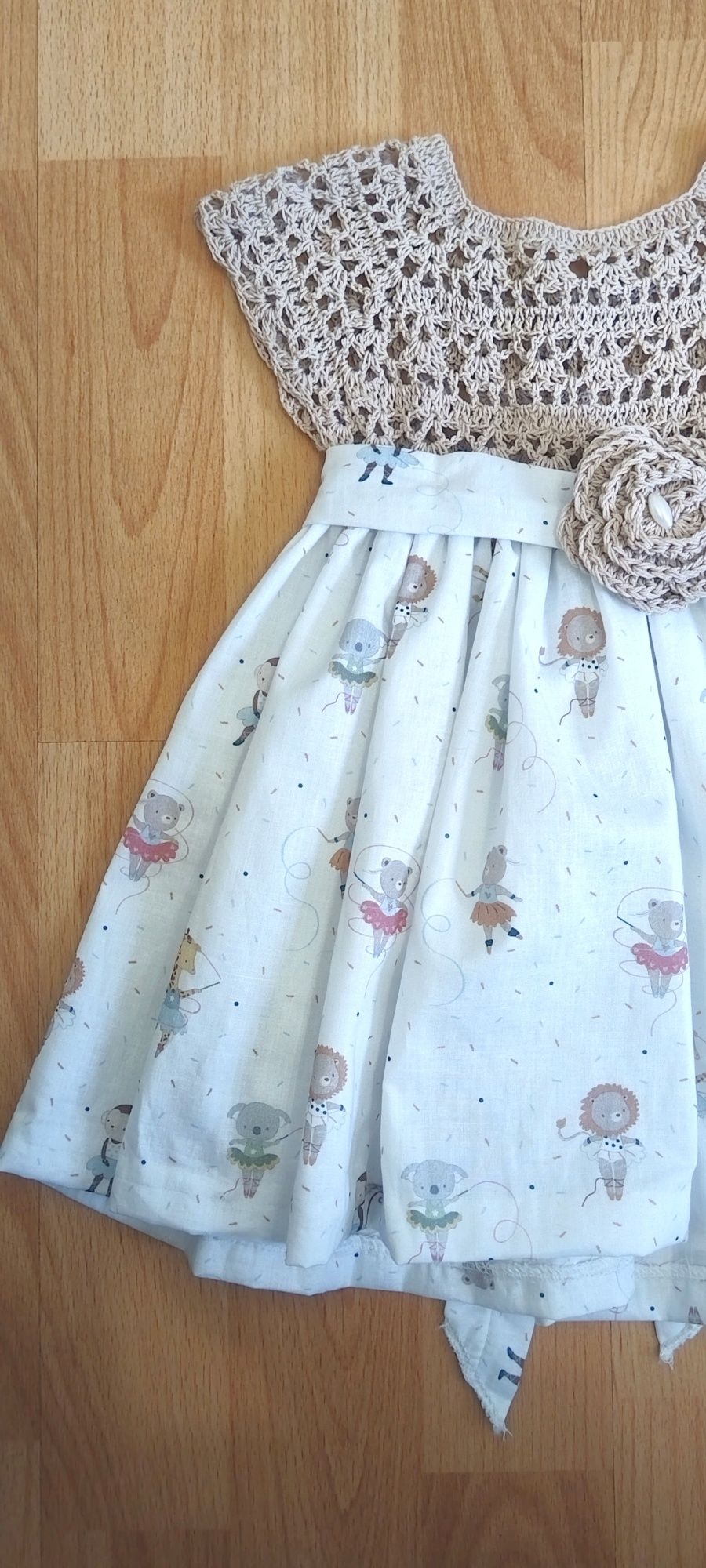 Vestido Cerimónia Crochet
