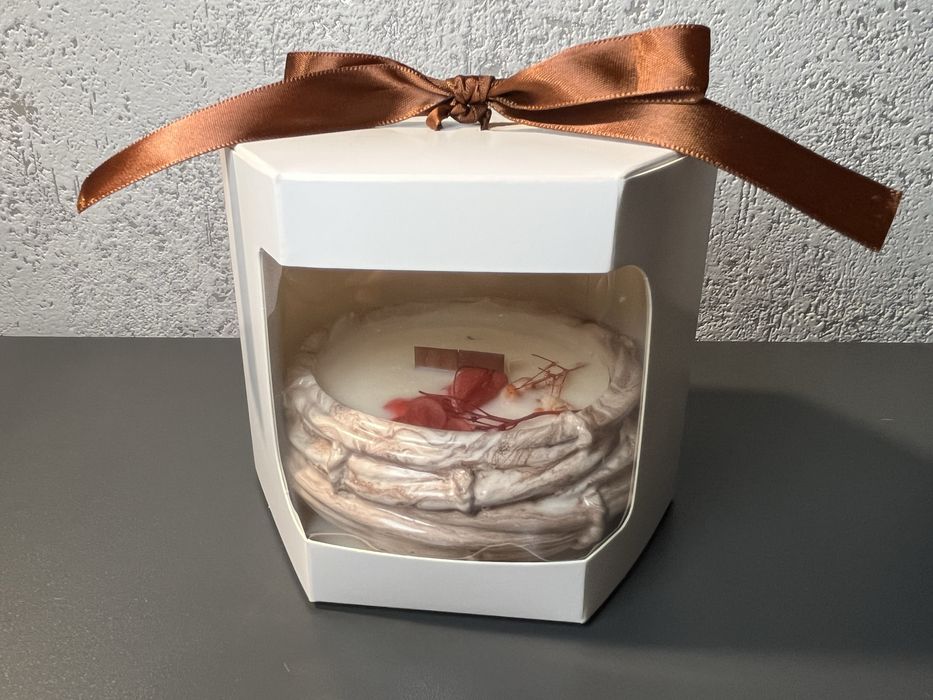 Свічка ароматизована з таємнмм написом