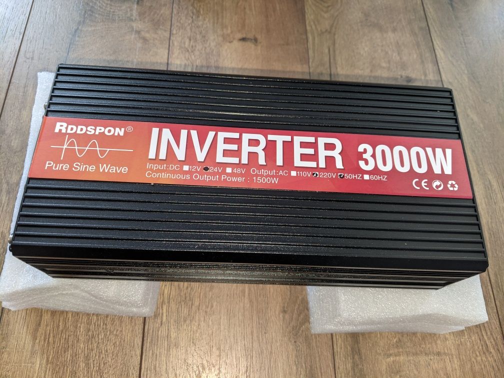 Інвертор RDDSPON чистий сінус 24V 220V 3000W