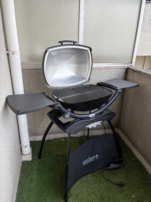 Barbecue eléctrico portátil Weber Q 1400 com suporte