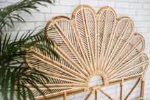 Zagłówek Rattanowy Boho 100 cm – jak nowy!