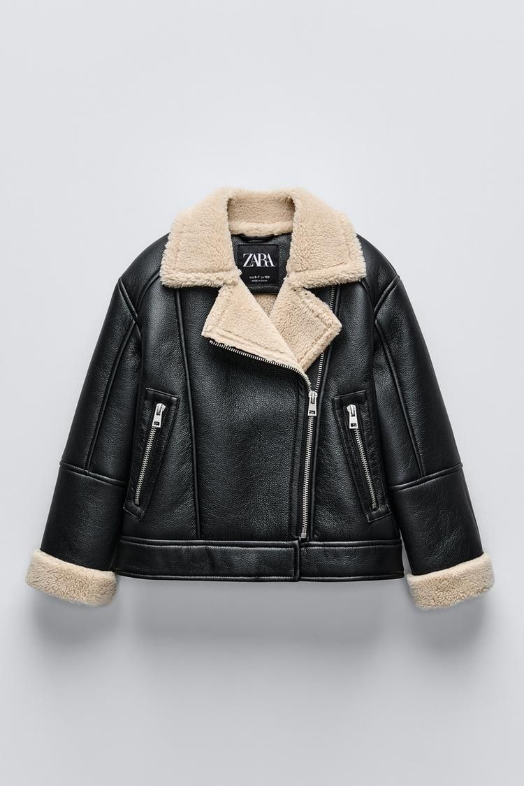 Косуха кожанка шкіряна куртка Zara курточка зара 140 next