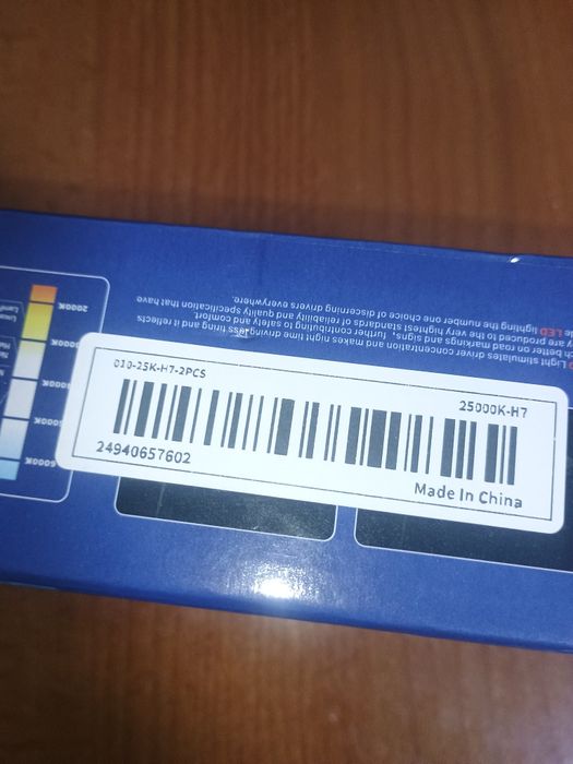 Нові LED лампи ERRUSON H7 (2 шт.)