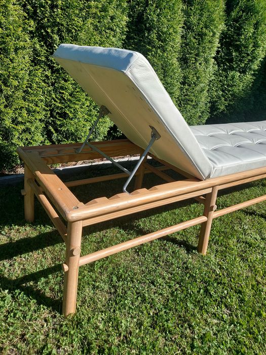 Leżanka skórzana Ikea Vintage