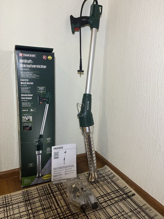 Комбінований пристрій для випалювання бур'янів із 5 насадками Parkside