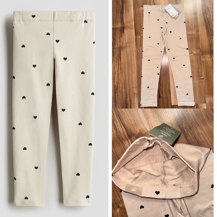 Теплі лосини на флісі h&m на двічинку 4-5-6-7-8-9-10 років hm лосіни