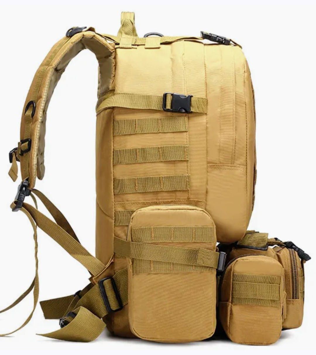 Plecak wojskowy trekkingowy survival 55l. + 3 szaszetki