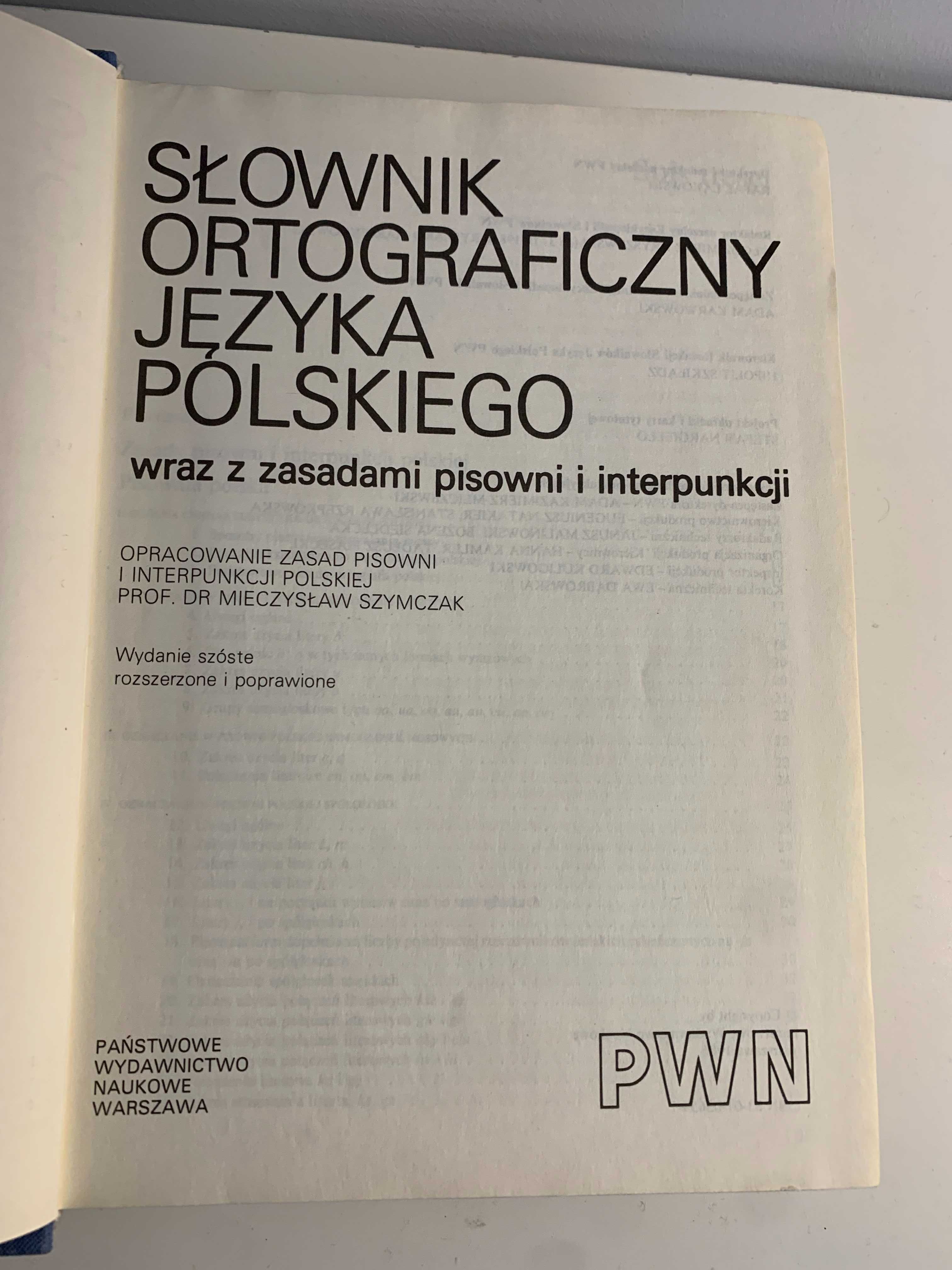 Słownik Ortograficzny + Słownik Poprawnje Polszczyzny PWN
