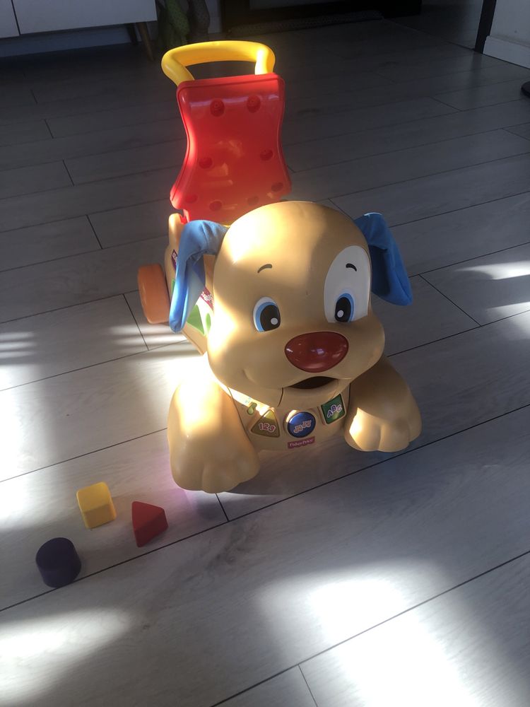 Fisher-price chodzik, jezdzik szczeniaczek