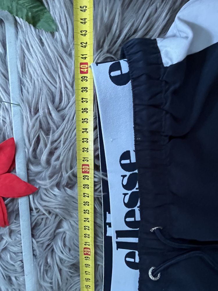 Ellesse spodenki sportowe szorty granatowe L z gumą logo