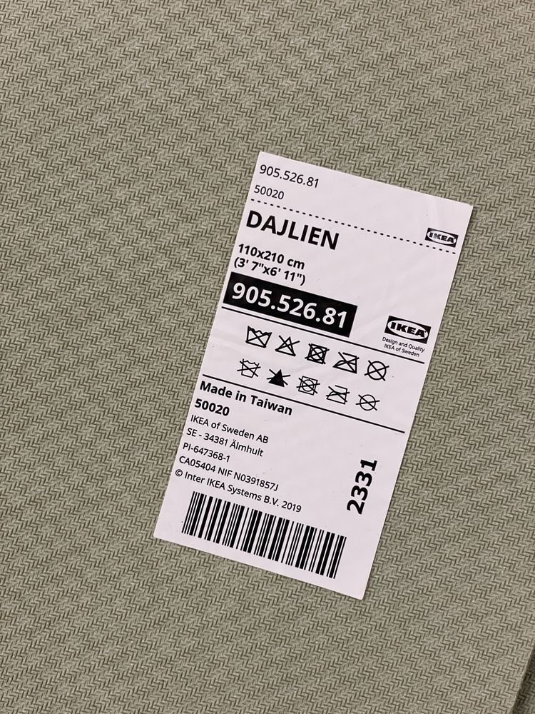 Tapete de treino IKEA