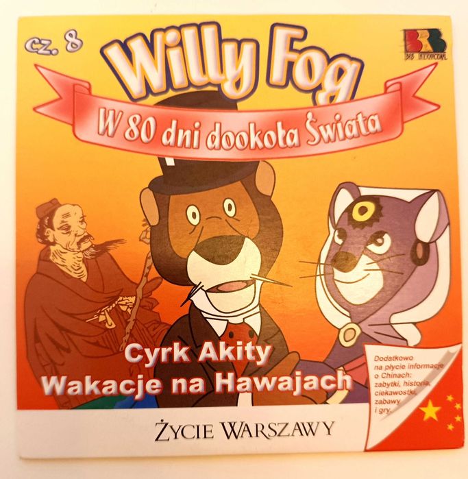 DVD VCD Willy Fog / w 80 dni dookoła świata, część 8 serialu, polski
