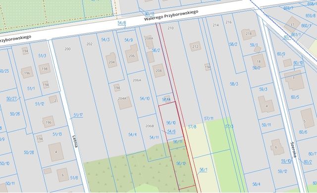 Działka budowlana 1900m2 Domaszowice Walerego Przyborowskiego