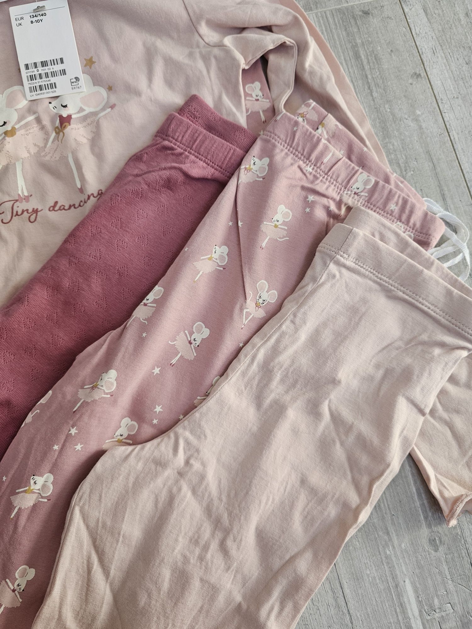 H&M piżamki dziewczęce r.130/140