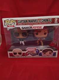 Funko POP 2-pack EXCLUSIVE Captain Marvel Chun-Li