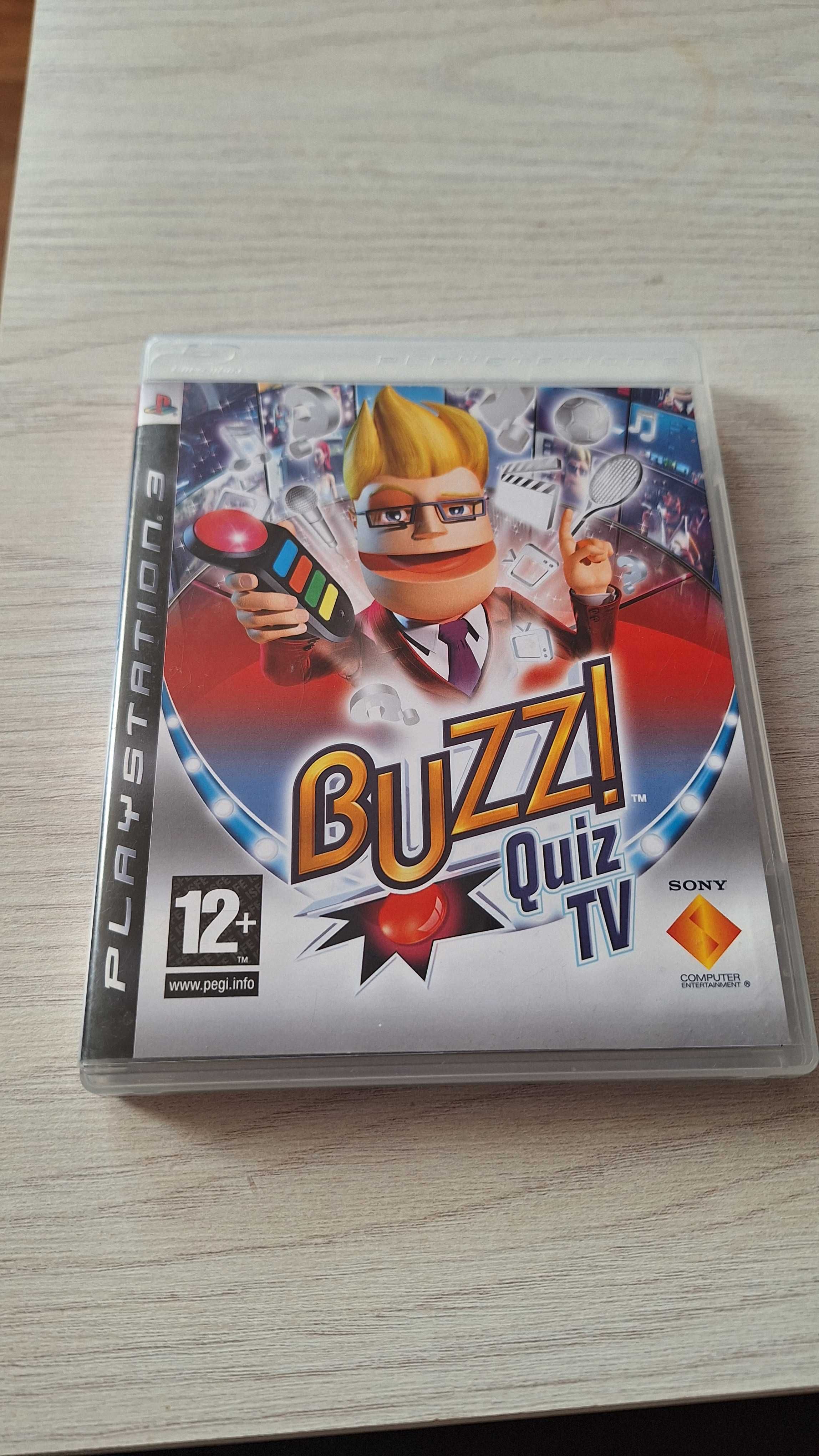 Gra na ps3 Buzz Quiz TV po polsku Dubbing sprawna stan dobry