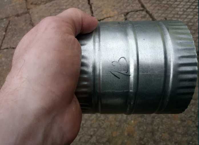 Złączka łącznik do rur spalinowych kominowych fi 125mm