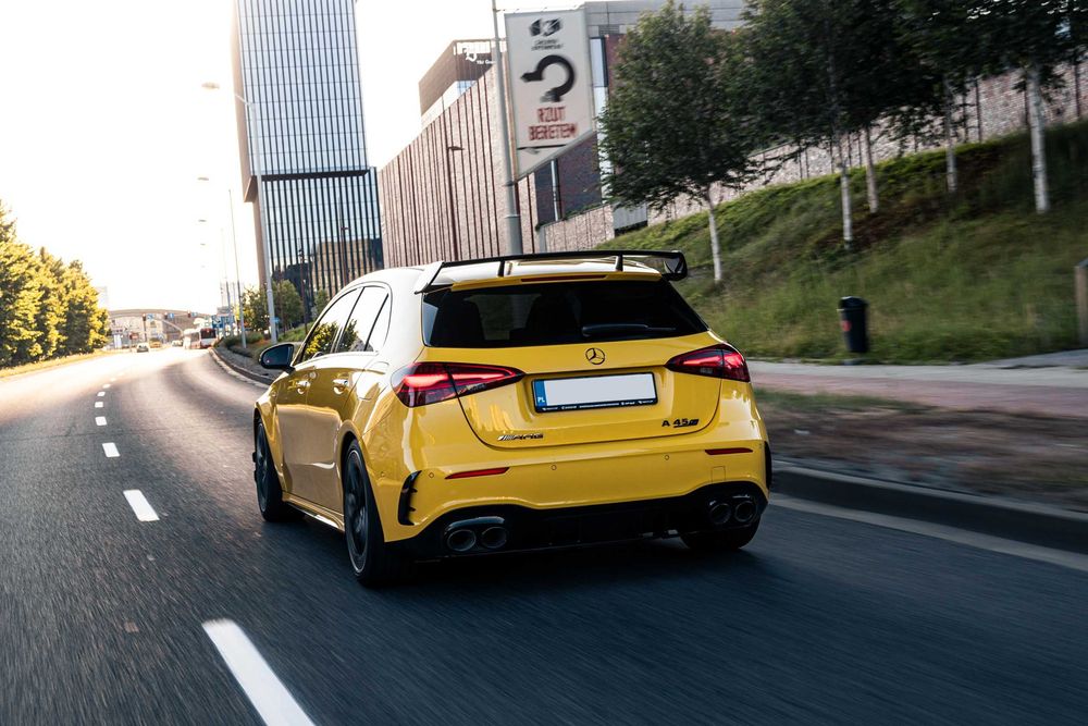 Wynajem MERCEDES A45S AMG 2024, GIULIA QV, BMW M3 LCI, M5, Audi RS3 8Y