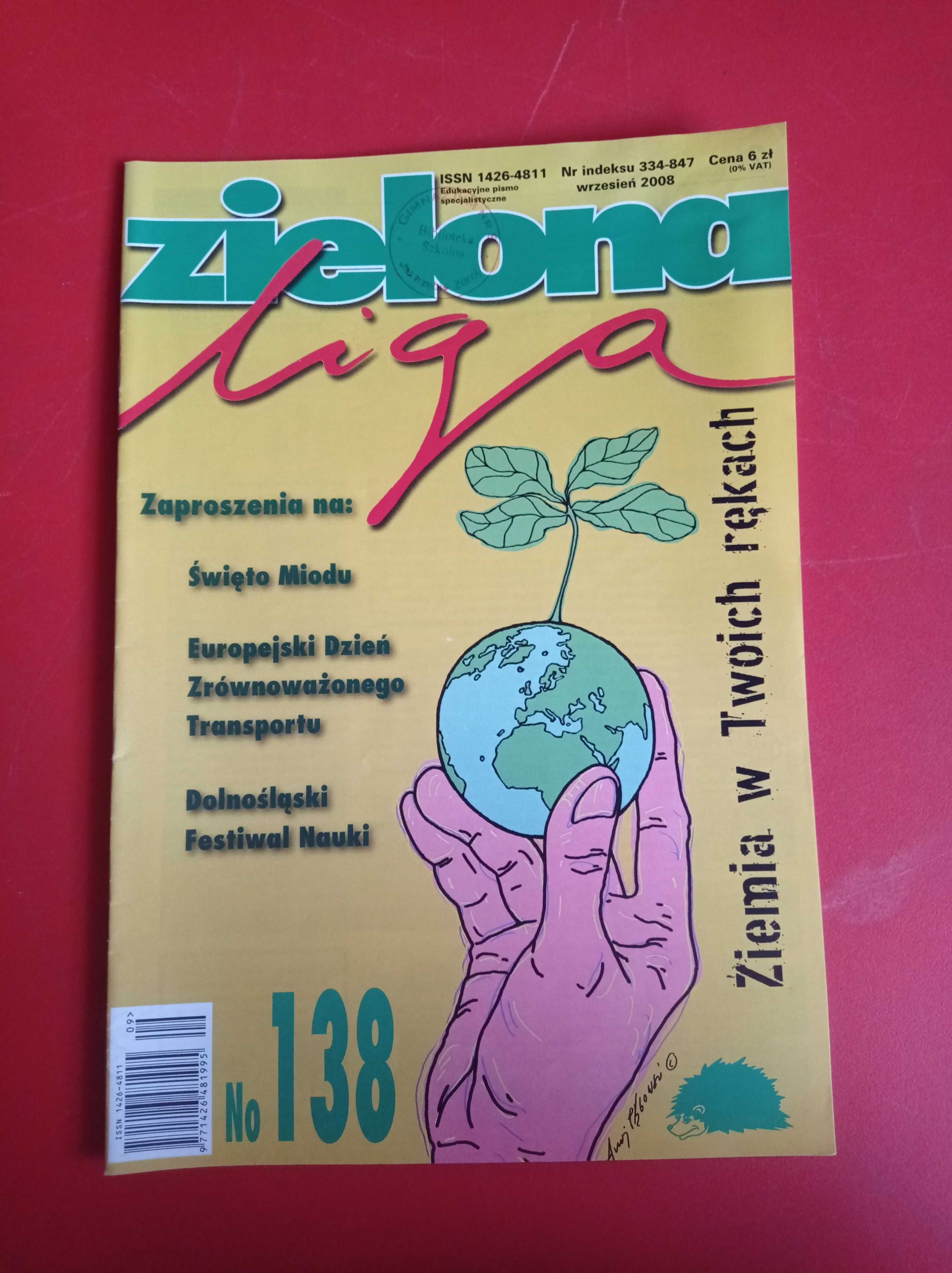 Zielona Liga, nr 138, wrzesień 2008, rys. M. Trzepałka