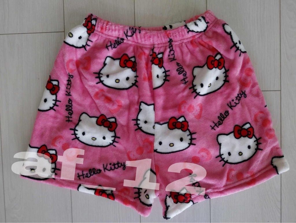 Pluszowe Spodenki Hello Kitty Baby Pink Musisz je Mieć XS/S