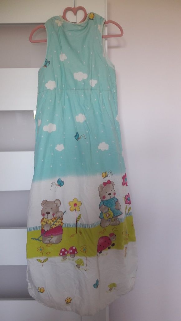 Śpiworek dziecięcy do spania dla dziecka duży 132 cm