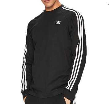 Longsleeve 3-stripes Koszulka Męska Bawełniana S