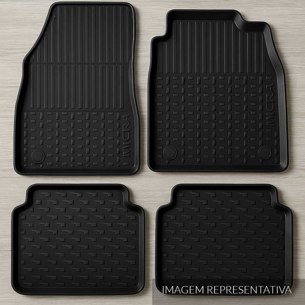 Tapetes borracha Nissan Micra (conjunto completo)