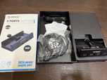 HUB USB-A Orico MH4PU-P-BK-BP Aktywny biurkowy 4x USB-A 5Gbps czarny