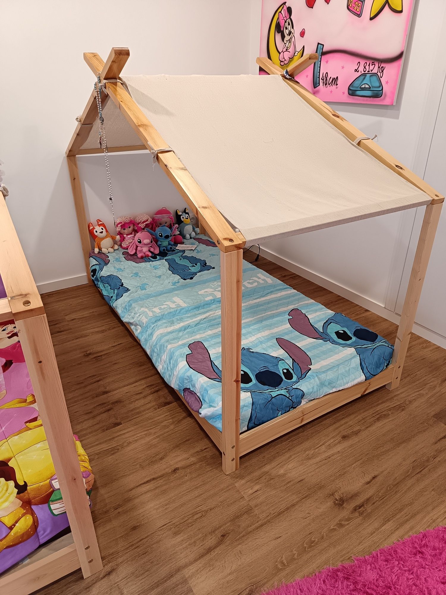 Cama de criança com colchão