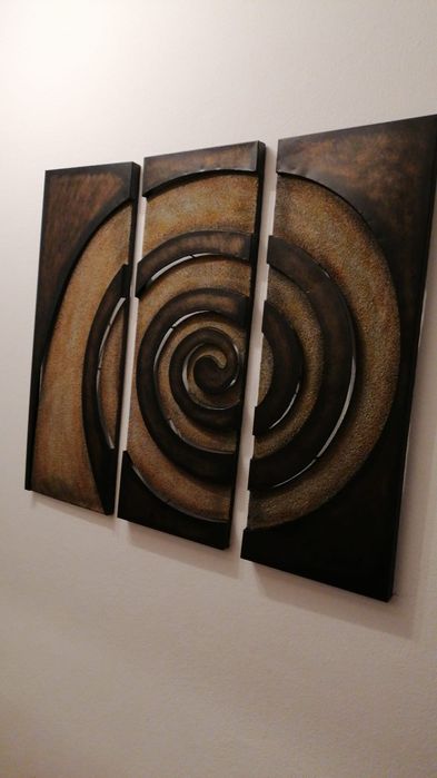 Painel Decorativo Tríptico – Sofisticação em 3 peças de 30x84cm