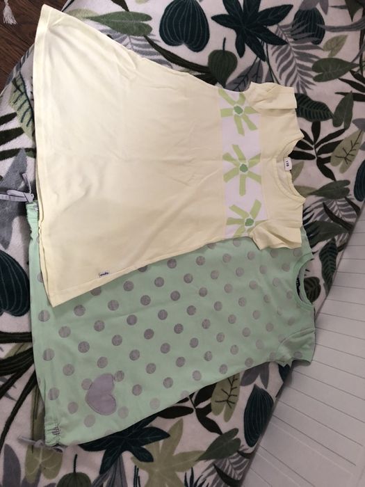 Sukienki dziewczęce 2 SZT r 116/122