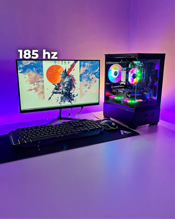 PC + Monitor‼️ Ryzen + RX 580 + 16Gb | Komputer gamingowy | PC do gier