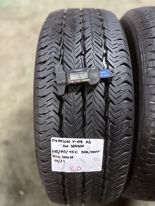 2x 215/65R15 C 104/102T OVATION V-07 ALL SEASON AS LT opona wielosezon