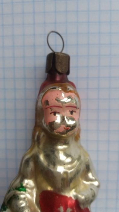 Новогодняя игрушка СССР,красная шапочка