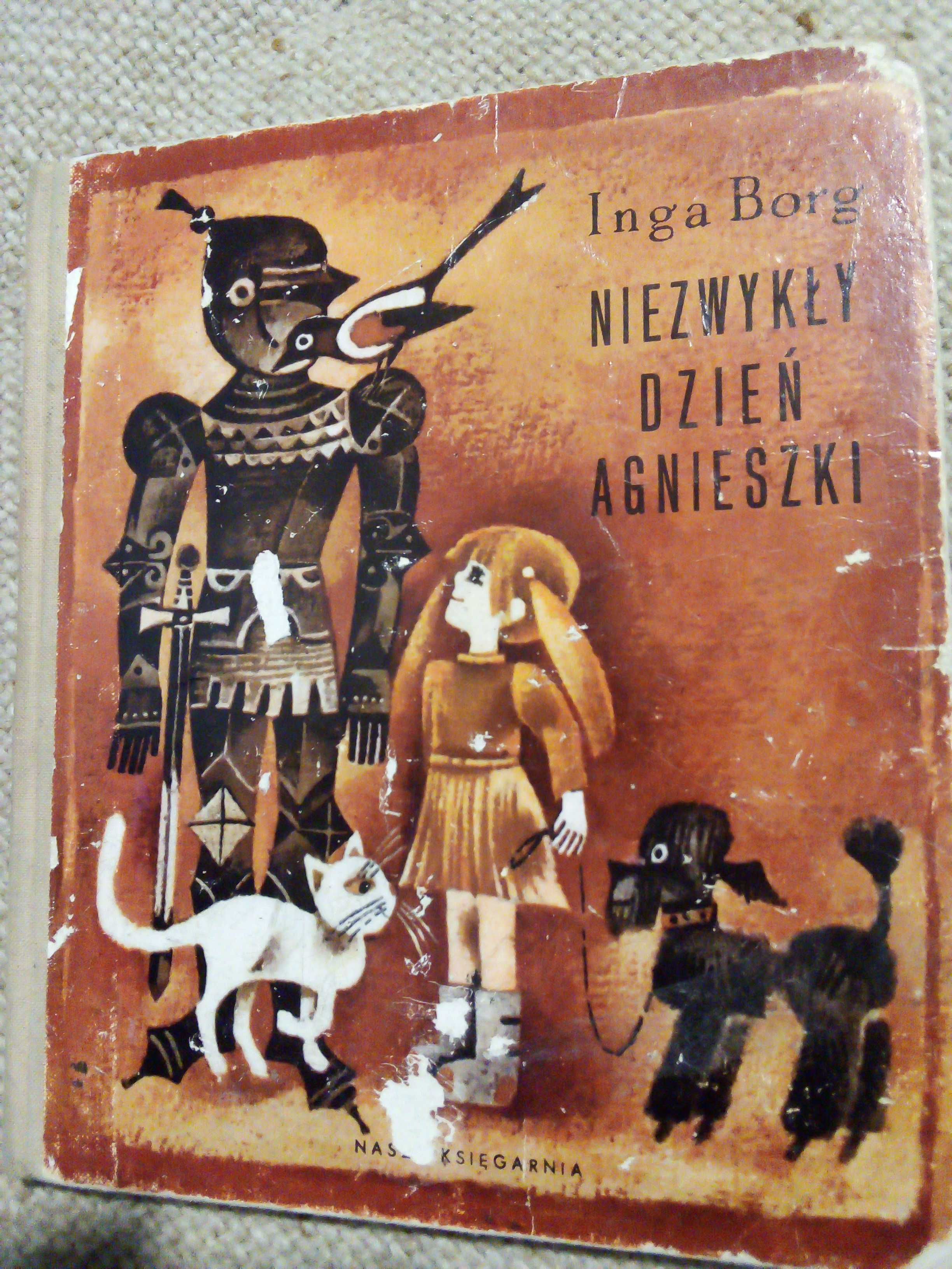 "Niezwykły dzień Agnieszki" Inga Borg wyd 1969r