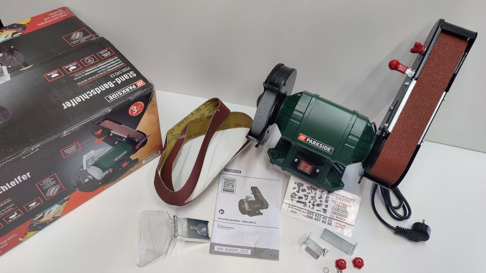 НОВ точильный станок/гриндер сГермании Parkside PSBS 240/нождак/точило